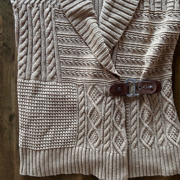 Lauren Ralph Lauren Tan Knit Vest - Picture 13 of 13